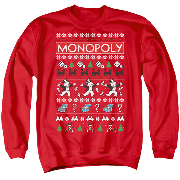 Monopoly - Icons Ugly Christmas Adult Crewneck Sweatshirt