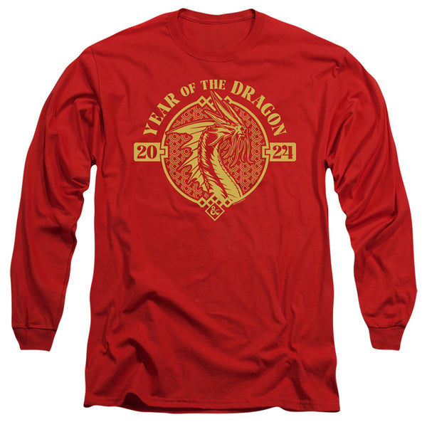 Dungeons And Dragons - Year Of The Dragon Gold Beast Adult Long Sleeve