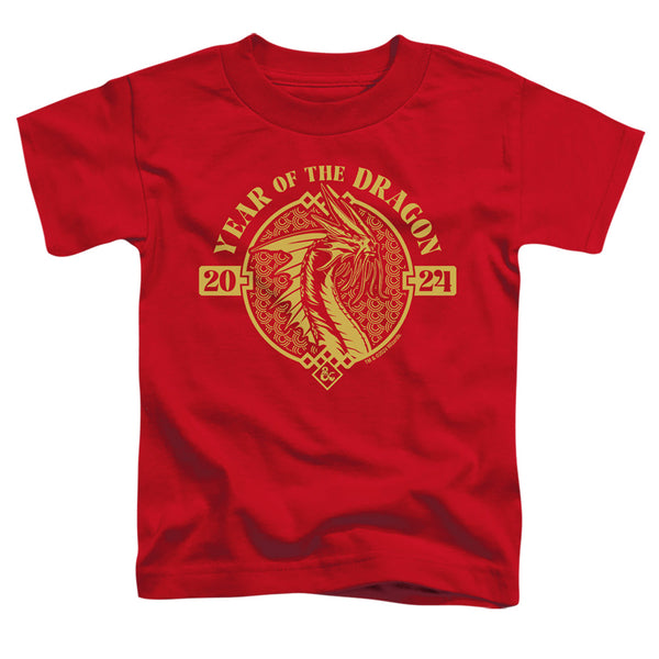 Dungeons And Dragons - Year Of The Dragon Gold Beast Toddler Short Sleeve
