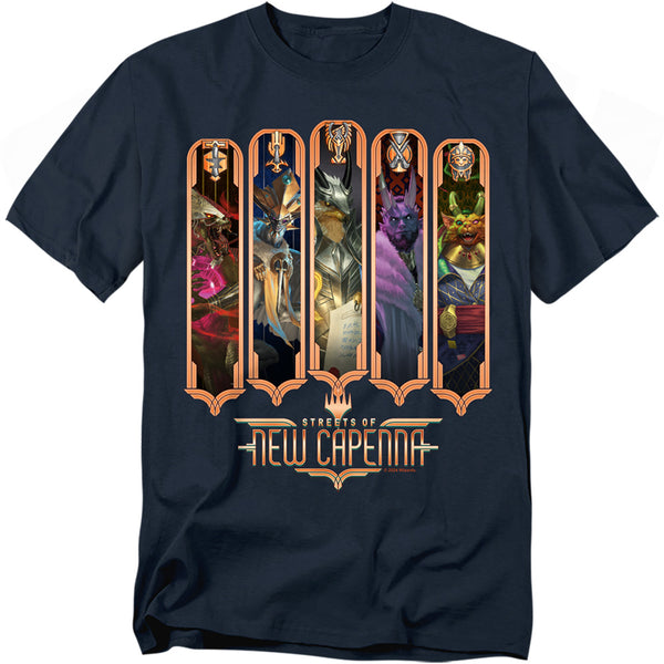 Magic The Gathering - The Five Houses Adult Regular Fit Short Sleeve