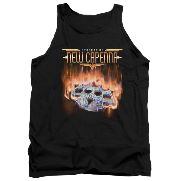 Magic The Gathering - Burning Knuckles With Logo Adult Tank Top