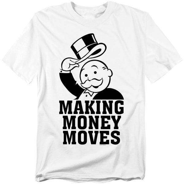Monopoly - Money Moves Adult Regular Fit Short Sleeve
