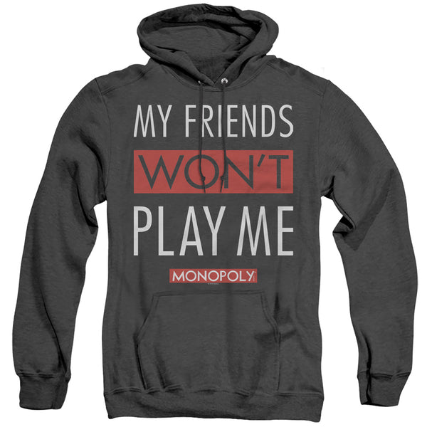Monopoly - My Friends Adult Heather Hoodie