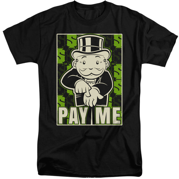 Monopoly - Pay Me Adult Tall Fit Short Sleeve