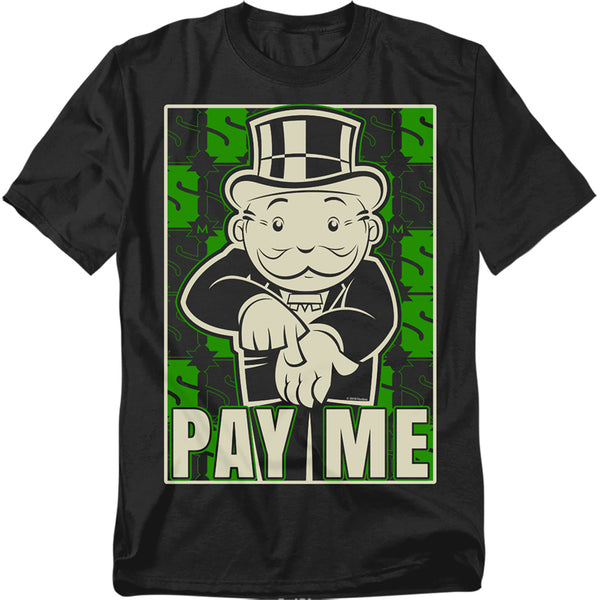 Monopoly - Pay Me Adult Regular Fit Short Sleeve