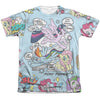 My Little Pony Tv - Pony Comic Adult Regular Fit Short Sleeve 65 - 35 Poly - Cotton