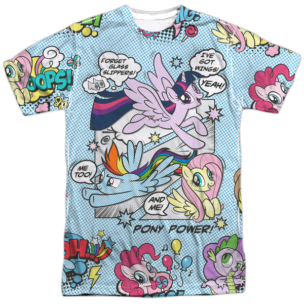 My Little Pony Tv - Pony Comic Adult Regular Fit Short Sleeve 100% Poly