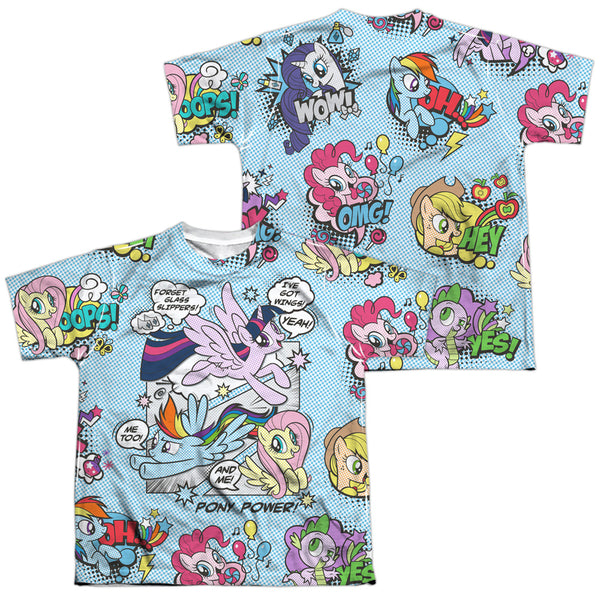 My Little Pony Tv - Pony Comic (Front - Back Print) Youth Short Sleeve 100% Poly