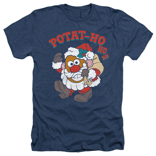 Mr Potato Head - Ho Ho Ho Adult Regular Fit Heather Short Sleeve