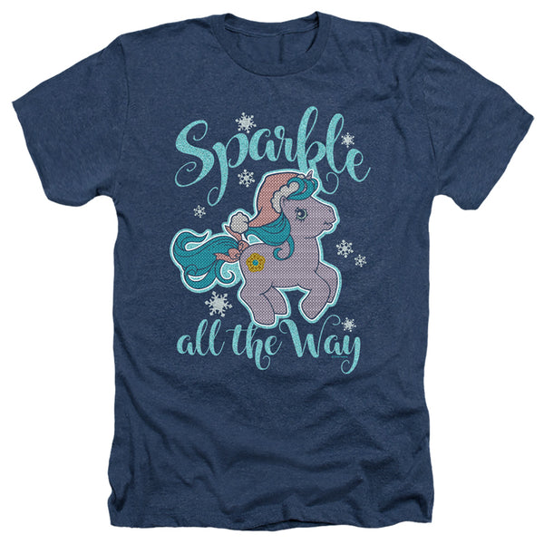 My Little Pony Retro - Sparkle All The Way 2 Adult Regular Fit Heather Short Sleeve