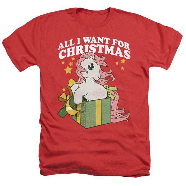 My Little Pony Retro - All I Want Adult Regular Fit Heather Short Sleeve