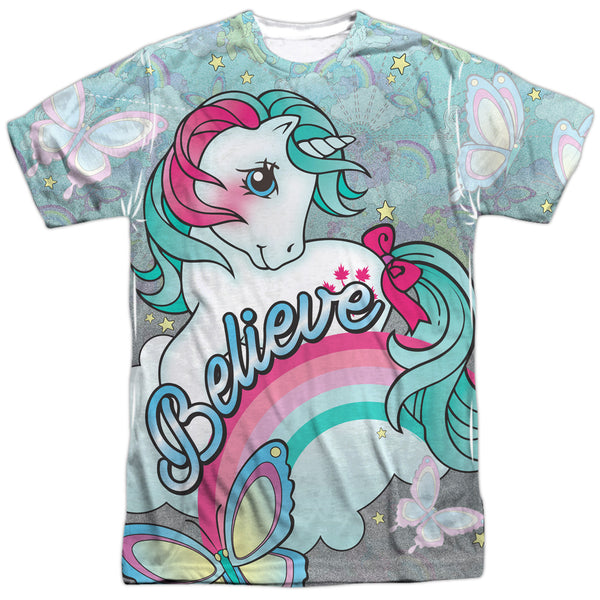 My Little Pony Retro - Believe In Dreams Adult Regular Fit Short Sleeve 100% Poly