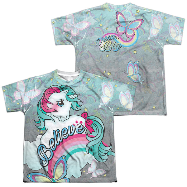 My Little Pony Retro - Believe In Dreams (Front - Back Print) Youth Short Sleeve 100% Poly
