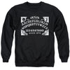 Ouija - Board On Black Adult Crewneck Sweatshirt