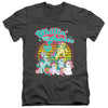 My Little Pony Retro - Chillin With My Ponies Adult Slim Fit V Neck Cotton