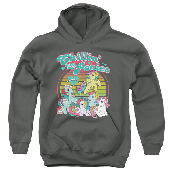 My Little Pony Retro - Chillin With My Ponies Youth Hooded Sweatshirt