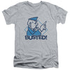 Monopoly - Busted Adult Slim Fit V Neck Cotton