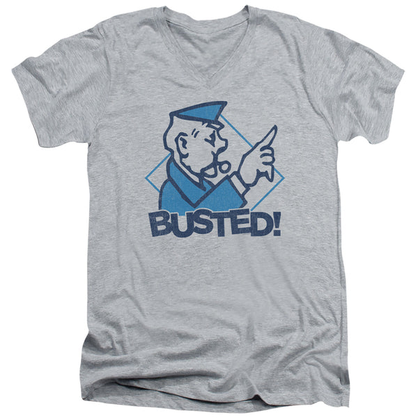 Monopoly - Busted Adult Slim Fit V Neck Cotton
