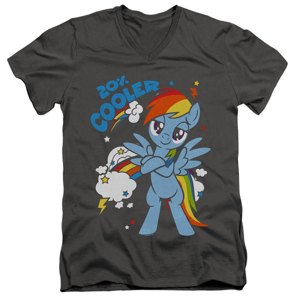 My Little Pony Tv - 20 Percent Cooler Adult Slim Fit V Neck Cotton