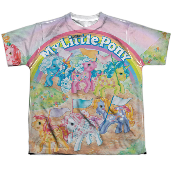 My Little Pony Retro - Classic Ponies Youth Short Sleeve 100% Poly