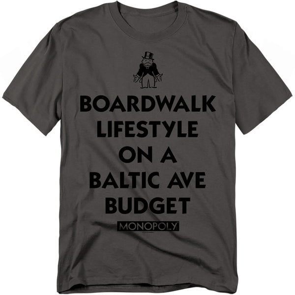 Monopoly - Lifestyle Vs Budget Adult Regular Fit Short Sleeve