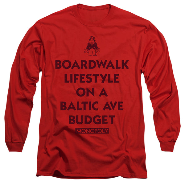 Monopoly - Lifestyle Vs Budget Adult Long Sleeve