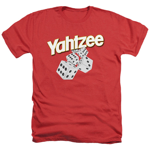 Yahtzee - Tumbling Dice Adult Regular Fit Heather Short Sleeve