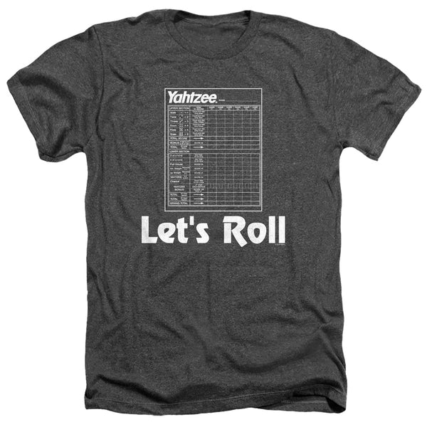 Yahtzee - Lets Roll Adult Regular Fit Heather Short Sleeve