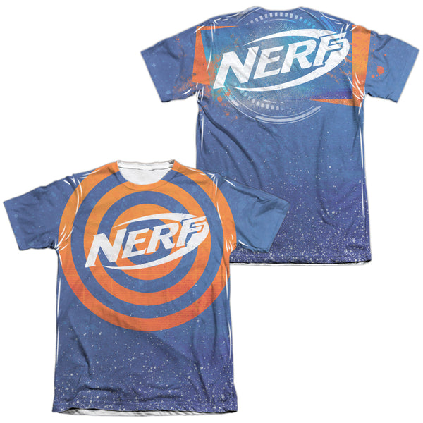 Nerf - Target Practice (Front - Back Print) Adult Regular Fit Short Sleeve 65 - 35 Poly - Cotton