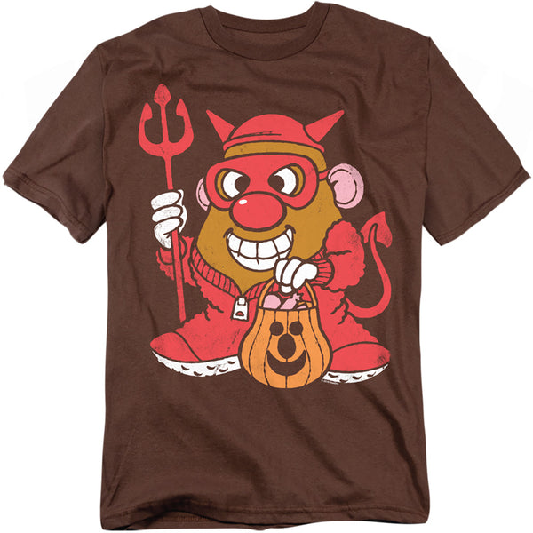 Mr Potato Head - Deviled Spud Adult Regular Fit Short Sleeve