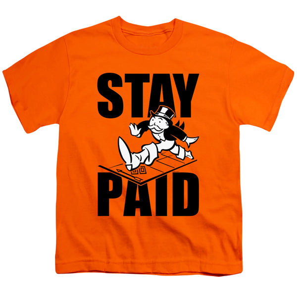 Monopoly - Stay Paid Evergreen Youth Short Sleeve