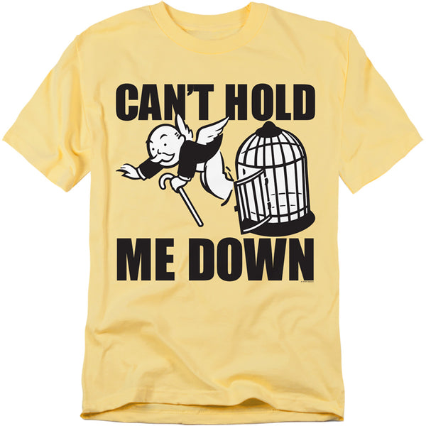 Monopoly - Cant Hold Me Down No Logo Adult Regular Fit Short Sleeve