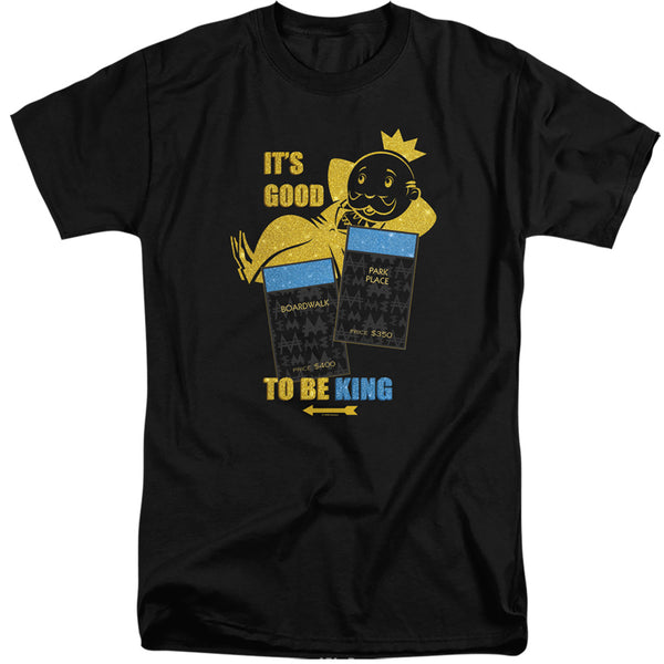 Monopoly - Its Good To Be King No Logo Adult Tall Fit Short Sleeve