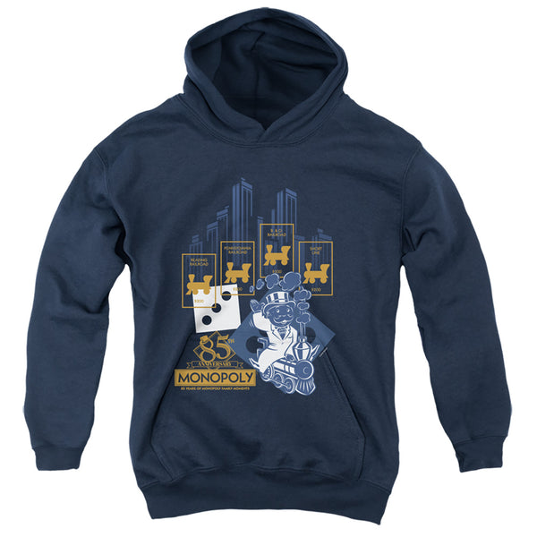 Monopoly - The True Railroad Tycoon Youth Hooded Sweatshirt
