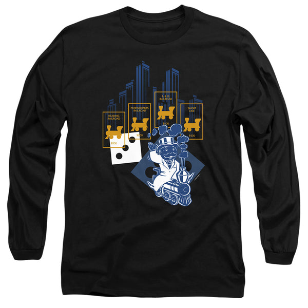 Monopoly - The True Railroad Tycoon No Logo Adult Long Sleeve