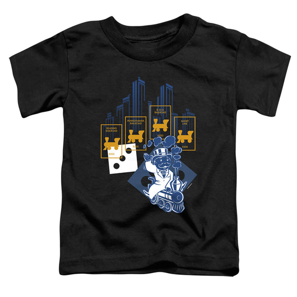 Monopoly - The True Railroad Tycoon No Logo Toddler Short Sleeve
