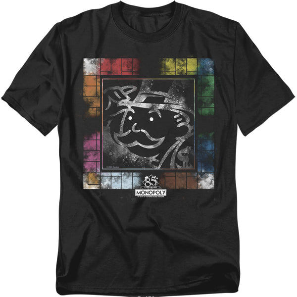 Monopoly - Dusty Game Board Adult Regular Fit Short Sleeve