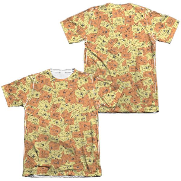Monopoly - Chance Chest Cards (Front - Back Print) Adult Regular Fit Short Sleeve 65 - 35 Poly - Cotton