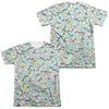Monopoly - Property Spaces (Front - Back Print) Adult Regular Fit Short Sleeve 65 - 35 Poly - Cotton