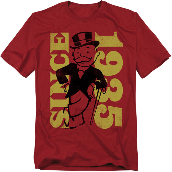 Monopoly - Since 1935 Adult Regular Fit Short Sleeve