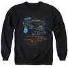 Nerf - Deconstructed Nerf Gun Adult Crewneck Sweatshirt