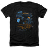 Nerf - Deconstructed Nerf Gun Adult Regular Fit Heather Short Sleeve