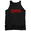 Dungeons And Dragons - Type Logo Adult Tank Top