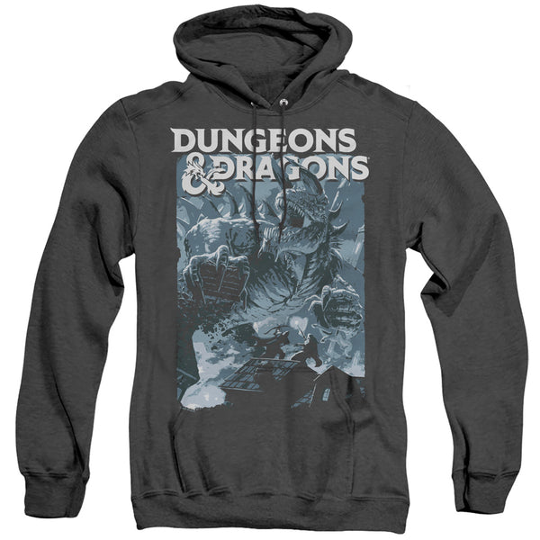 Dungeons And Dragons - Tarrasque Adult Heather Hoodie