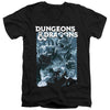 Dungeons And Dragons - Tarrasque Adult Slim Fit V Neck Cotton