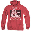Dungeons And Dragons - Lawful Good Adult Heather Hoodie