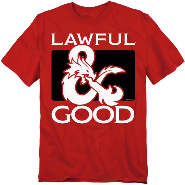 Dungeons And Dragons - Lawful Good Adult Regular Fit Short Sleeve