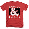 Dungeons And Dragons - Lawful Good Adult Regular Fit Heather Short Sleeve
