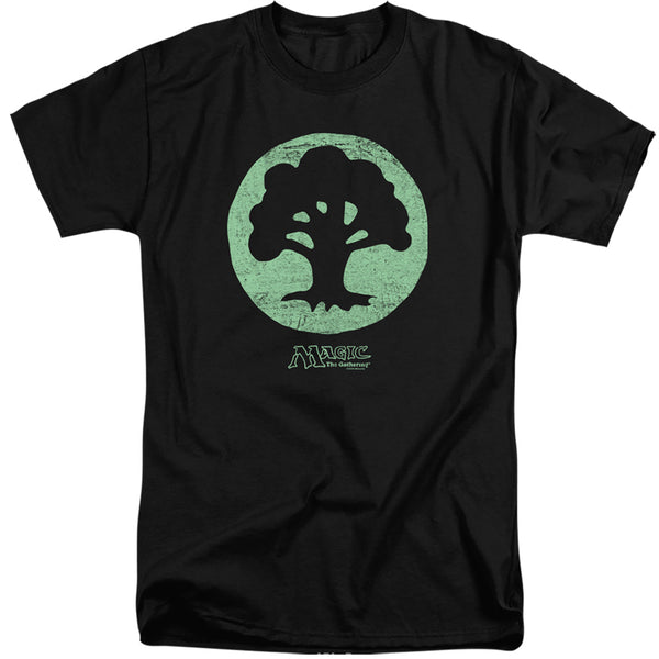 Magic The Gathering - Green Symbol Adult Tall Fit Short Sleeve