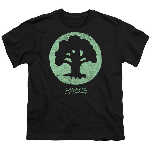 Magic The Gathering - Green Symbol Youth Short Sleeve